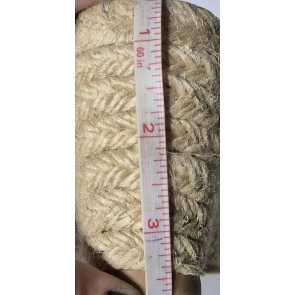 Adrienne Vittadini Calla Espadrille Black Wedges Shoes Size 6M Women's - Picture 7 of 7